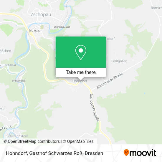 Карта Hohndorf, Gasthof Schwarzes Roß