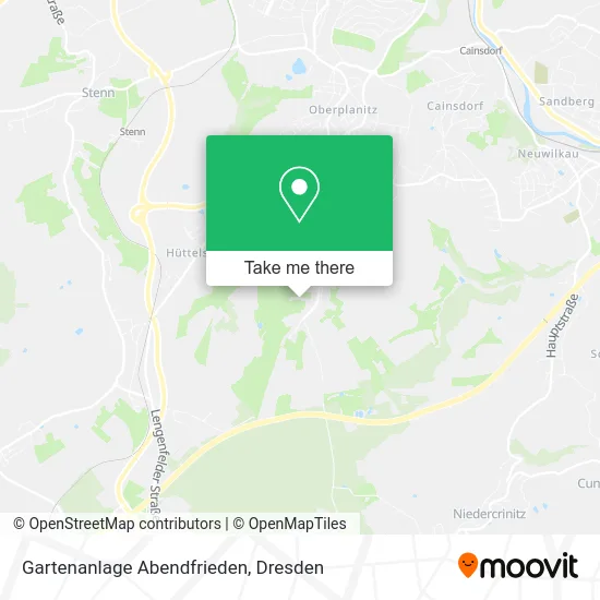 Карта Gartenanlage Abendfrieden
