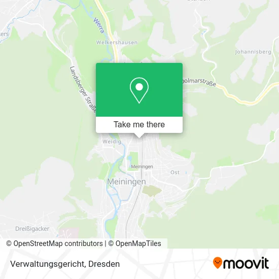 Карта Verwaltungsgericht