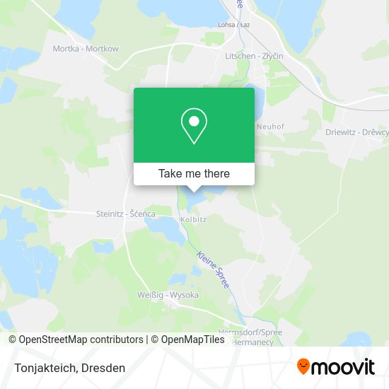Карта Tonjakteich