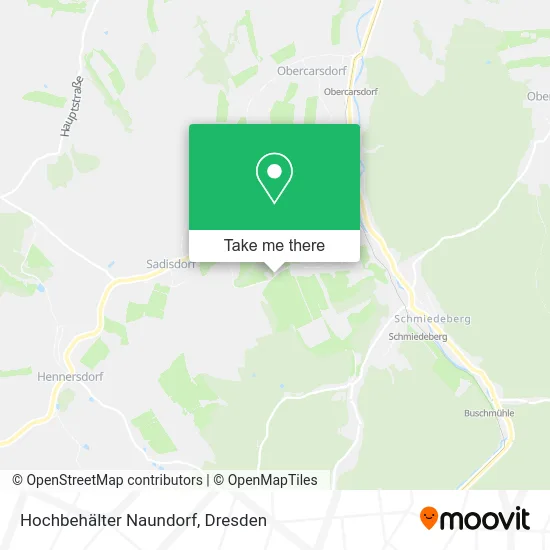 Карта Hochbehälter Naundorf