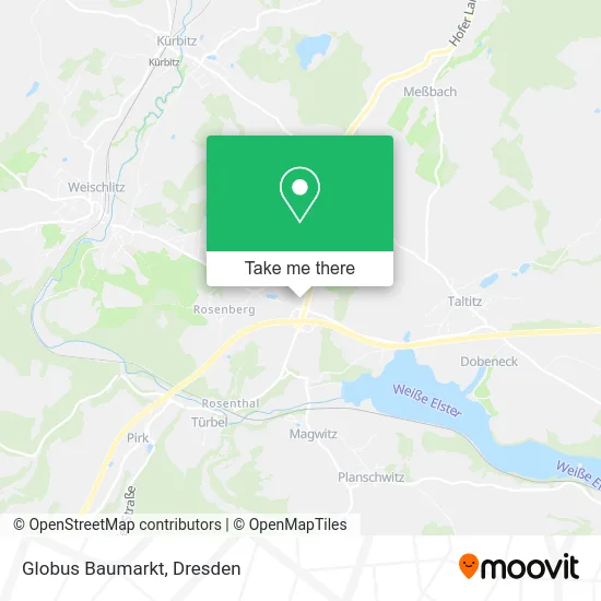 Карта Globus Baumarkt