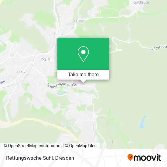 Карта Rettungswache Suhl