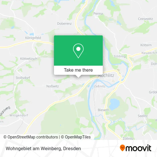 Карта Wohngebiet am Weinberg
