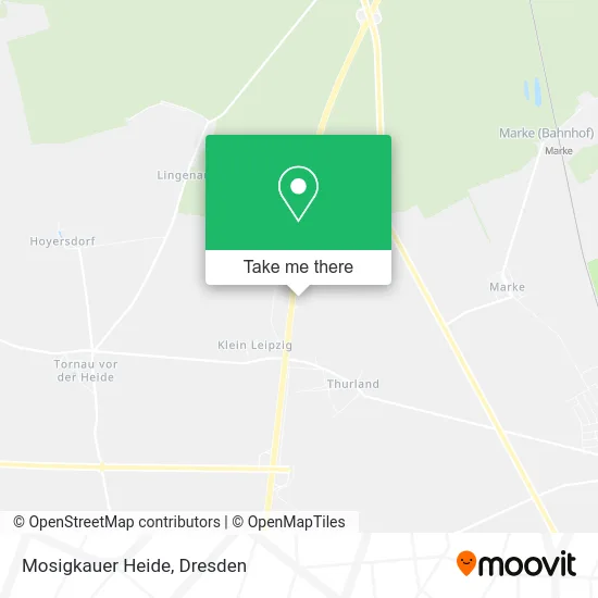 Карта Mosigkauer Heide