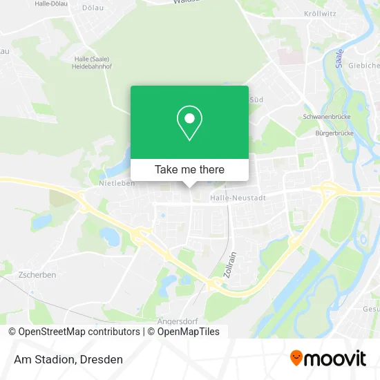 Карта Am Stadion