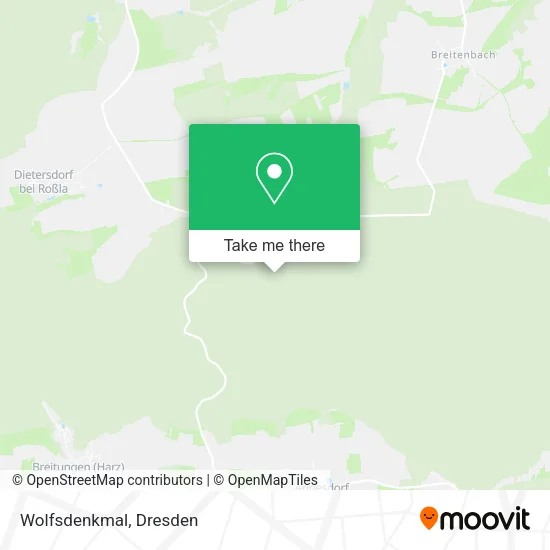 Карта Wolfsdenkmal