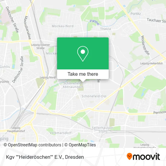 Карта Kgv ""Heideröschen"" E.V.