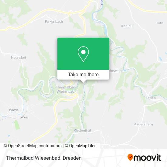 Карта Thermalbad Wiesenbad