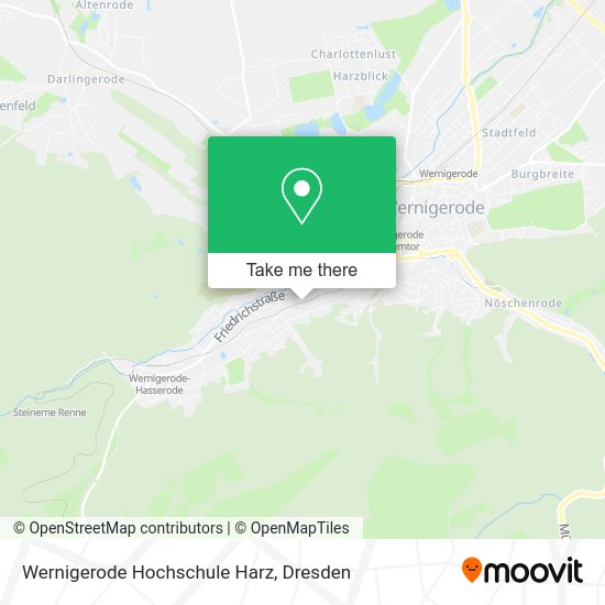 Карта Wernigerode Hochschule Harz