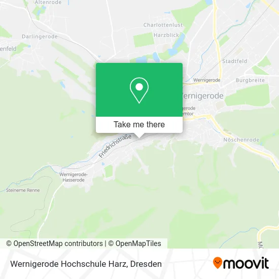 Карта Wernigerode Hochschule Harz