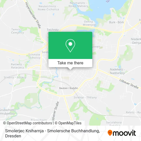 Карта Smolerjec Kniharnja - Smolersche Buchhandlung