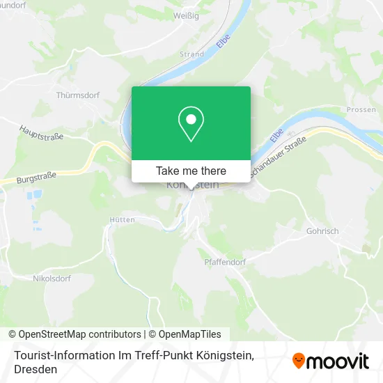 Карта Tourist-Information Im Treff-Punkt Königstein