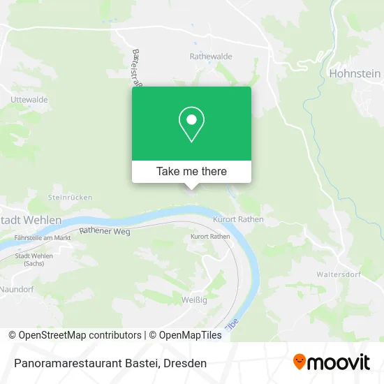 Карта Panoramarestaurant Bastei