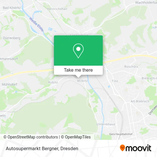 Карта Autosupermarkt Bergner