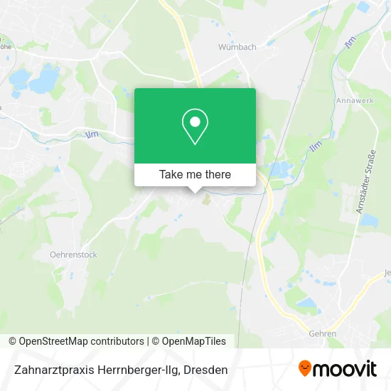 Карта Zahnarztpraxis Herrnberger-Ilg