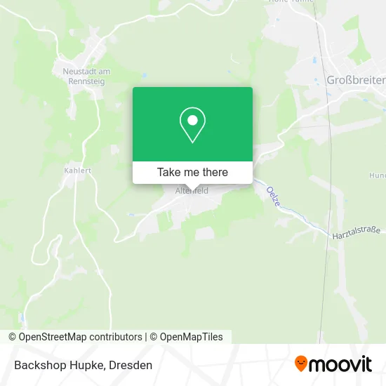 Карта Backshop Hupke