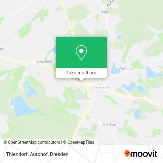 Карта Thiendorf, Autohof