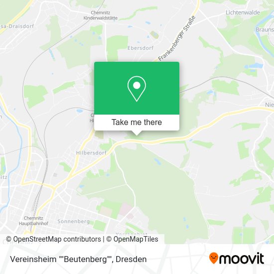 Карта Vereinsheim ""Beutenberg""