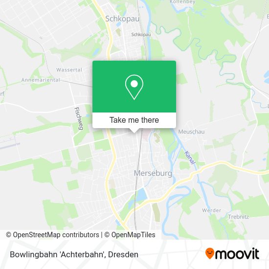 Карта Bowlingbahn 'Achterbahn'