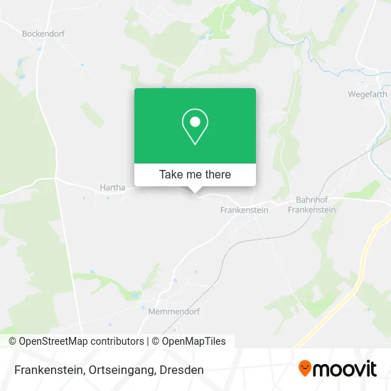 Карта Frankenstein, Ortseingang