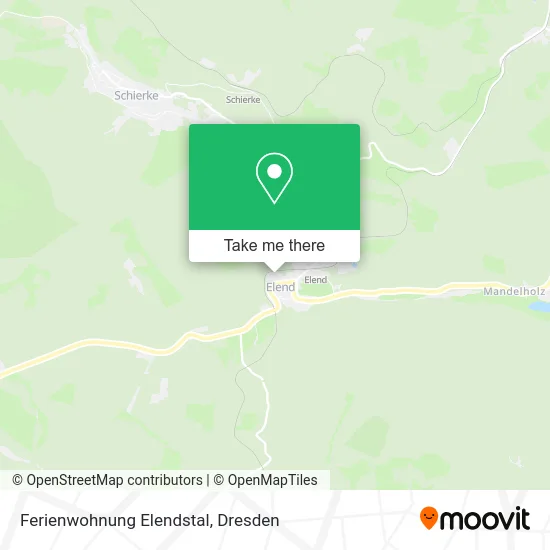 Карта Ferienwohnung Elendstal