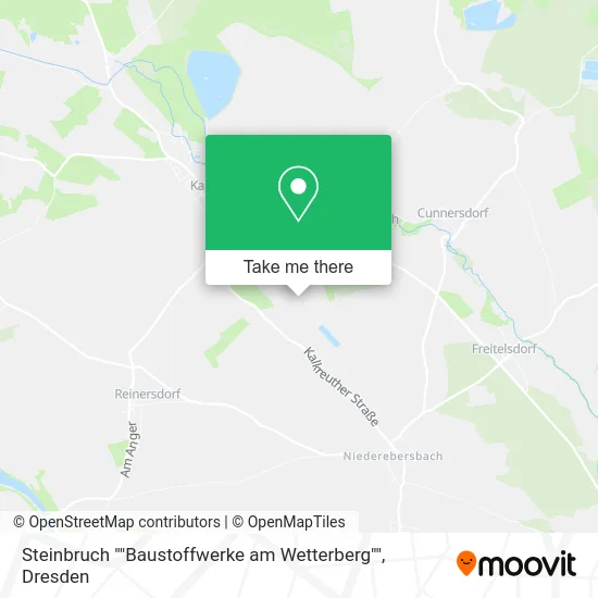 Карта Steinbruch ""Baustoffwerke am Wetterberg""