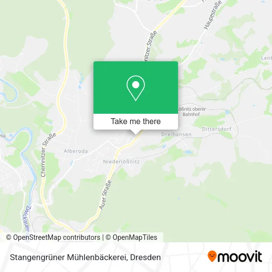 Карта Stangengrüner Mühlenbäckerei