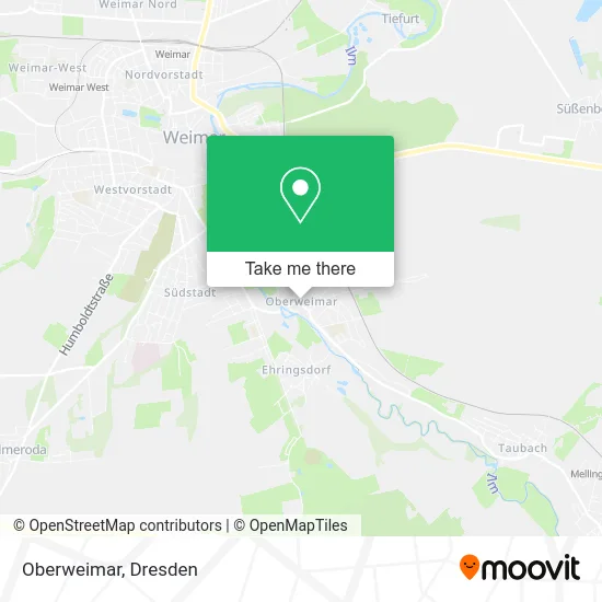 Карта Oberweimar