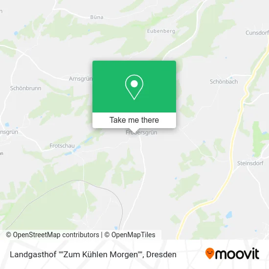Карта Landgasthof ""Zum Kühlen Morgen""