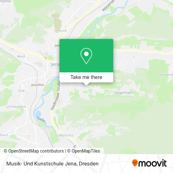 Карта Musik- Und Kunstschule Jena