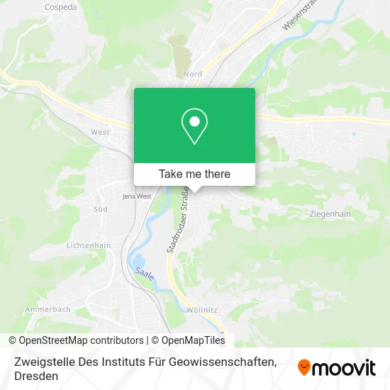 Карта Zweigstelle Des Instituts Für Geowissenschaften