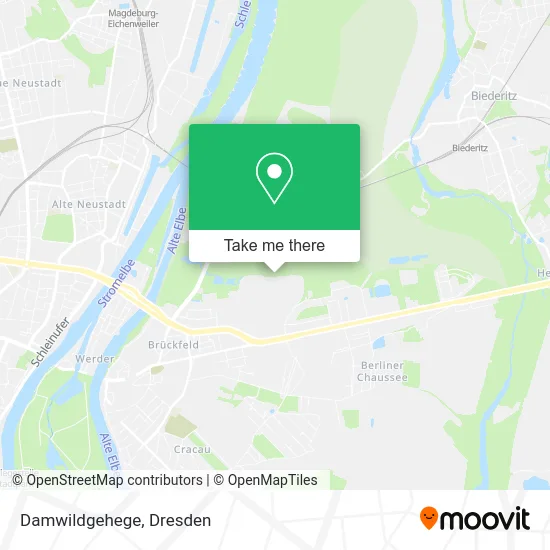 Карта Damwildgehege