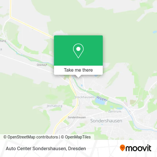 Карта Auto Center Sondershausen