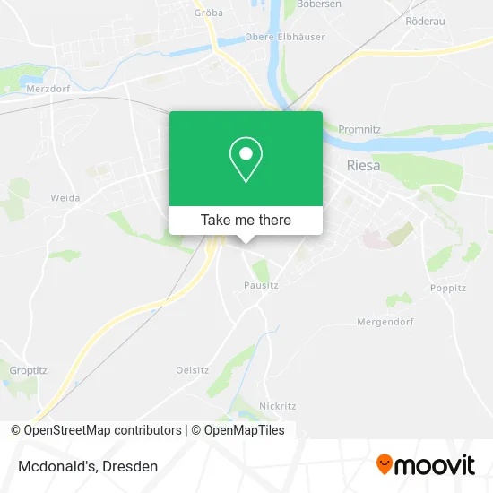Mcdonald's map