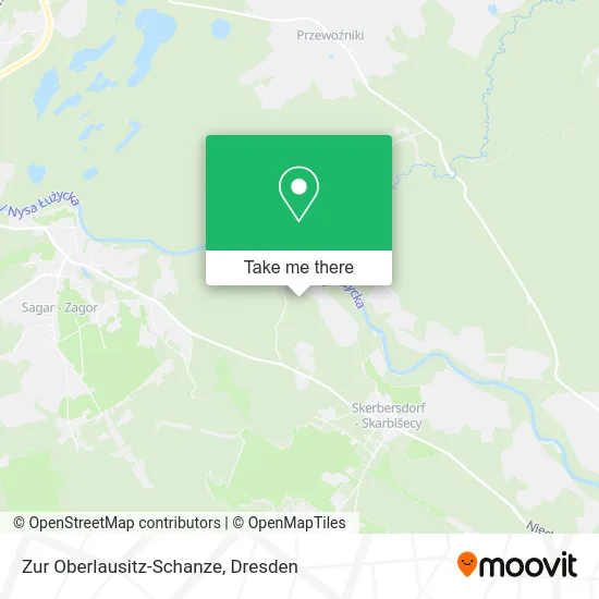 Карта Zur Oberlausitz-Schanze