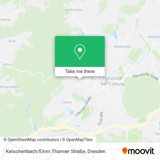 Карта Ketschenbach / Einm.Thanner Straße