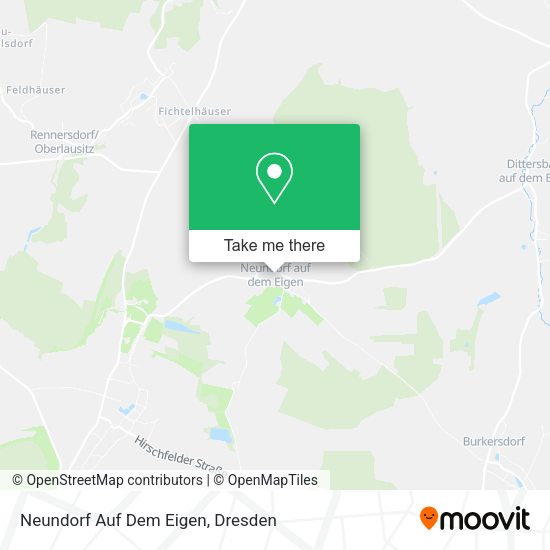 Карта Neundorf Auf Dem Eigen