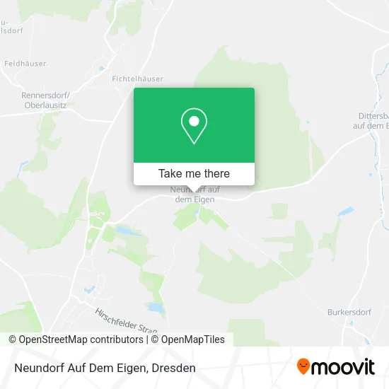Карта Neundorf Auf Dem Eigen