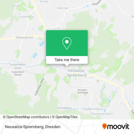 Карта Neusalza-Spremberg