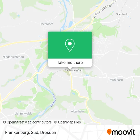 Карта Frankenberg, Süd