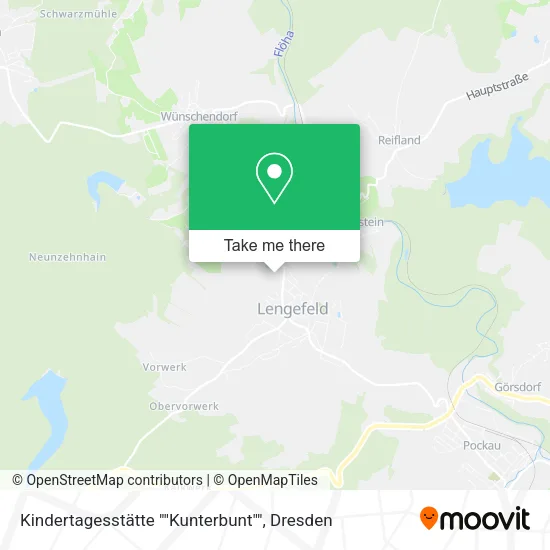 Карта Kindertagesstätte ""Kunterbunt""