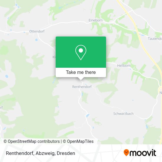 Карта Renthendorf, Abzweig