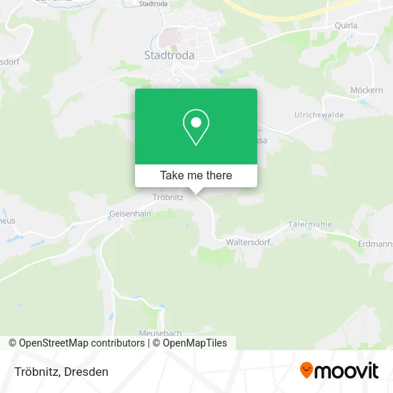 Карта Tröbnitz