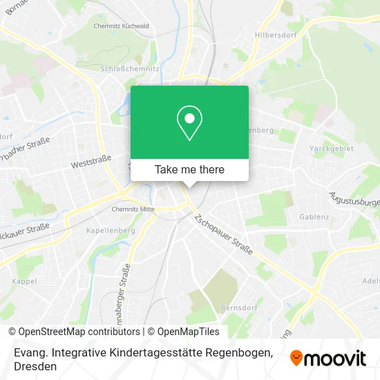 Карта Evang. Integrative Kindertagesstätte Regenbogen