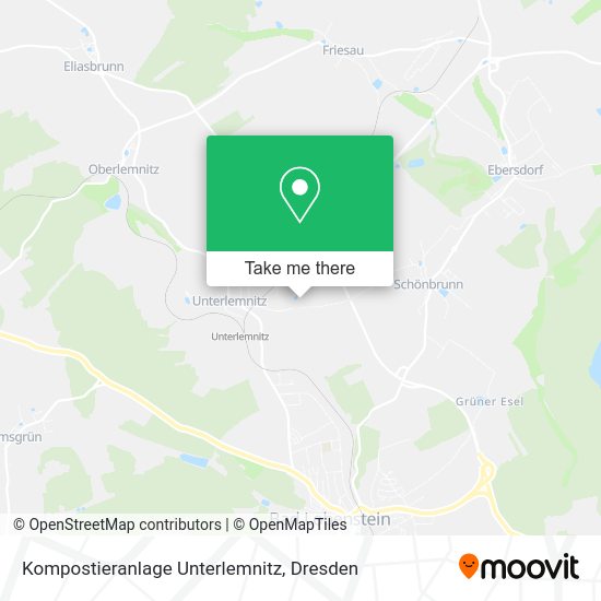 Карта Kompostieranlage Unterlemnitz