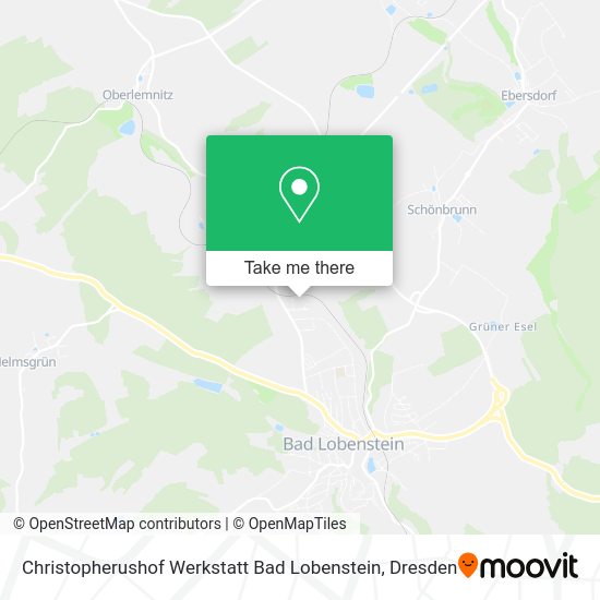 Карта Christopherushof Werkstatt Bad Lobenstein