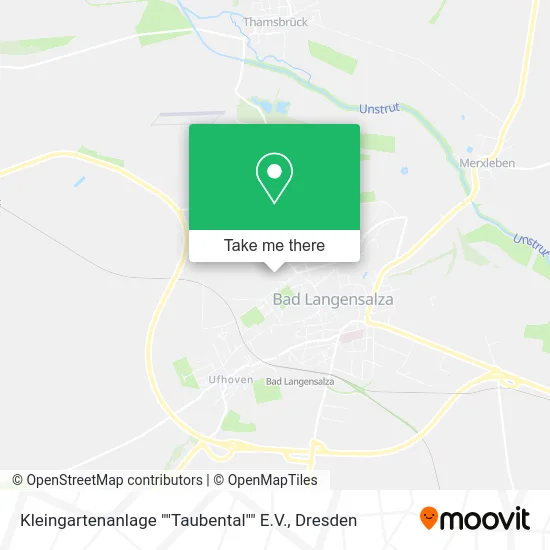 Карта Kleingartenanlage ""Taubental"" E.V.
