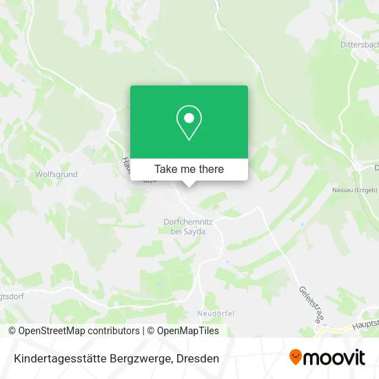 Карта Kindertagesstätte Bergzwerge