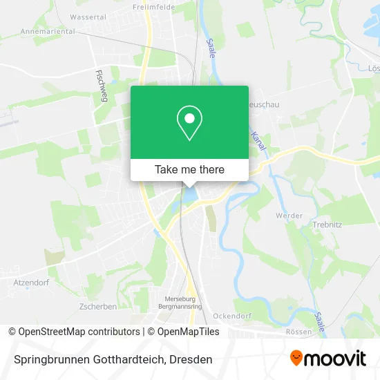 Карта Springbrunnen Gotthardteich